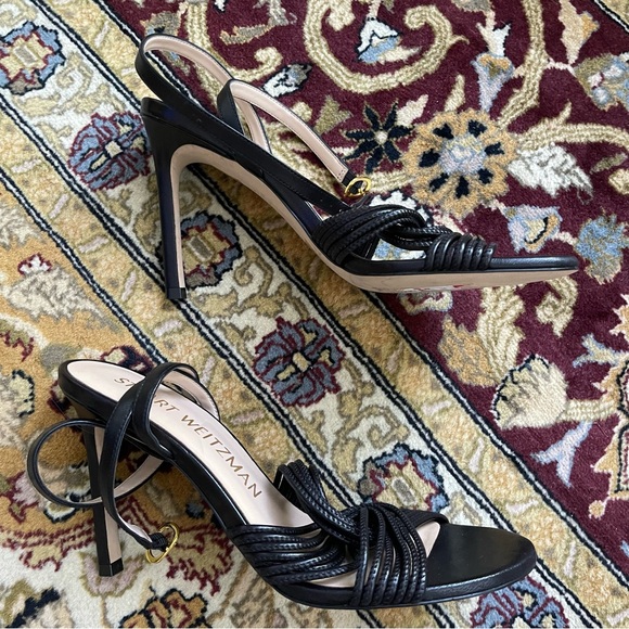 Stuart Weitzman Twist Sleek Sandal Heel - Picture 6 of 9